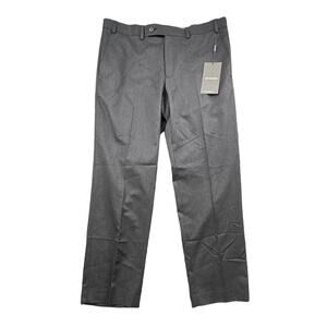 Van Heusen Men's Dark Grey Dress Pants Size 36 W 30 L 36x30 New